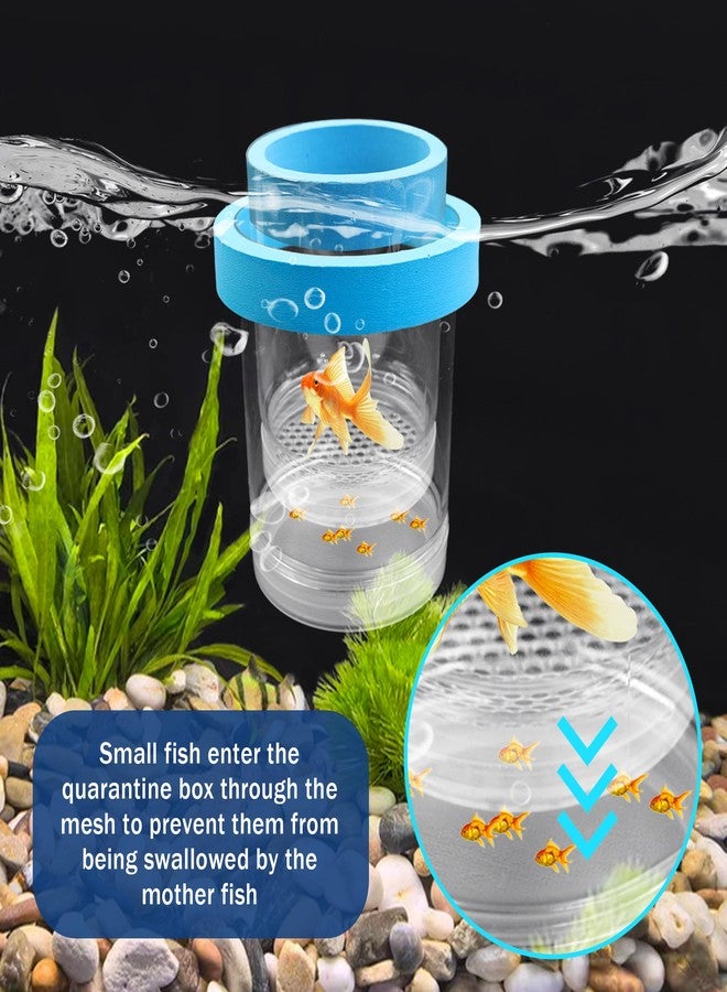 ACOSIY Large Floating Fish Breeding Box, Plastic Breeding Box for Fish Tank with Suction Cup, Clear Aquarium Divider Incubator, Adjustable Isolation Hatchery for Shrimp Guppy - Image 5